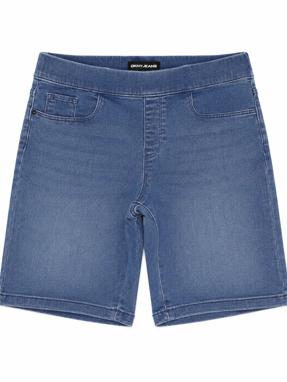 DKNY Jeans Women’s Size Large Pull-On Stretch Denim Shorts Blue